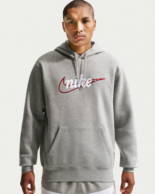 Nike Sportswear Club in Dark Grey Heather/Light Smoke Grey/White
